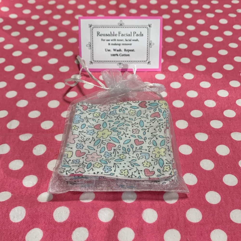 All Cotton Reusable Facial Pads